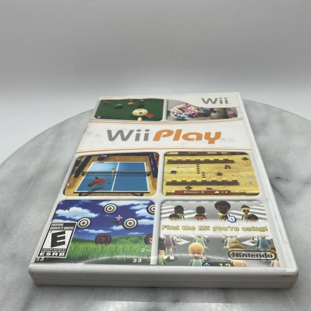 Wii Play Game (Nintendo Wii) Games Multi Sports Complete with Manual *UnTested